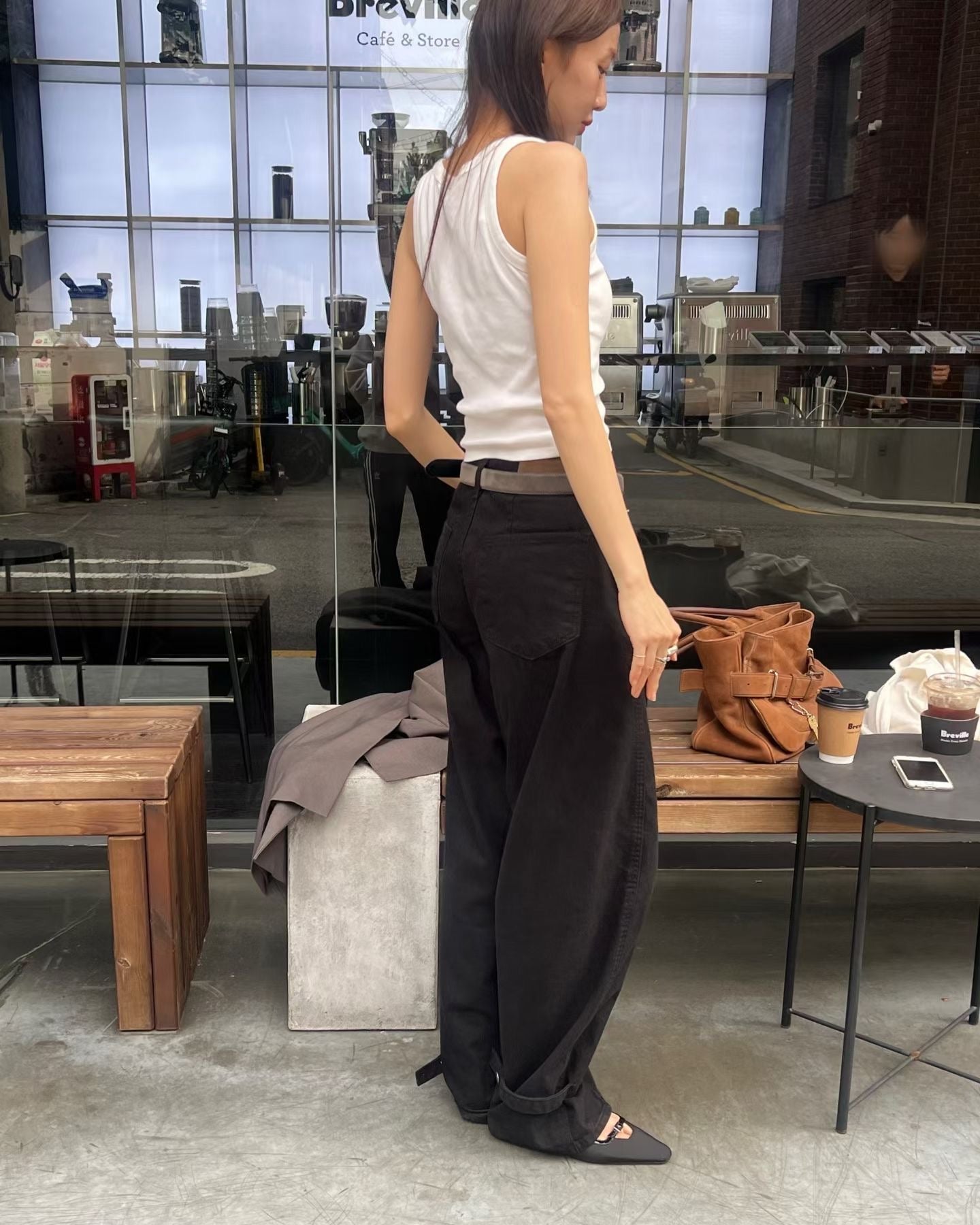 B155 Loop Detail Denim