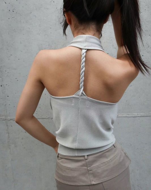 T153 Draped Braid Tank