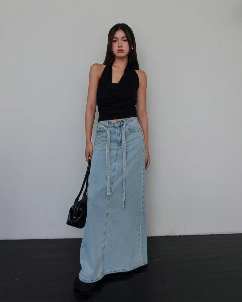 T153 Draped Braid Tank