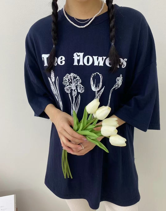 T141 Bloom On Me Tee