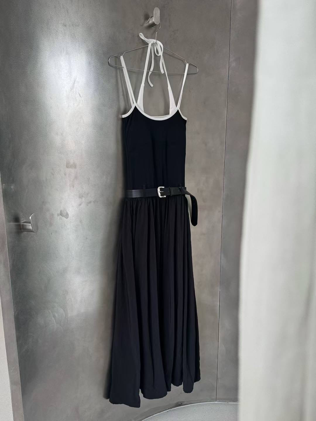 PS107 Coastal Line Dress(w/ belt)