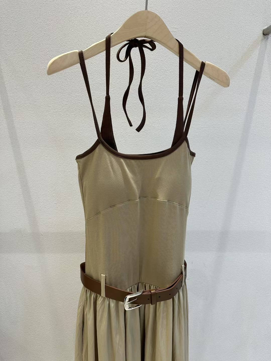 PS107 Coastal Line Dress(w/ belt)