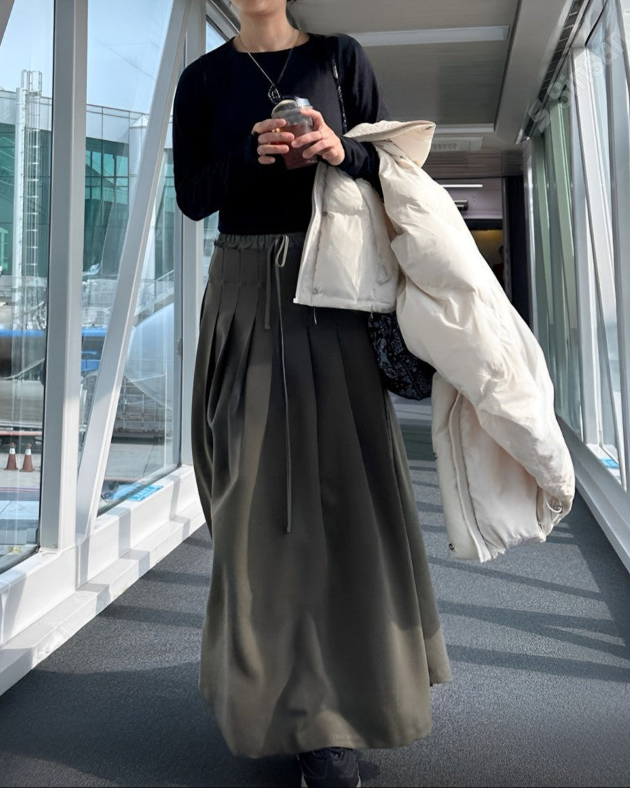 B121 Forest Flow Midi Skirt