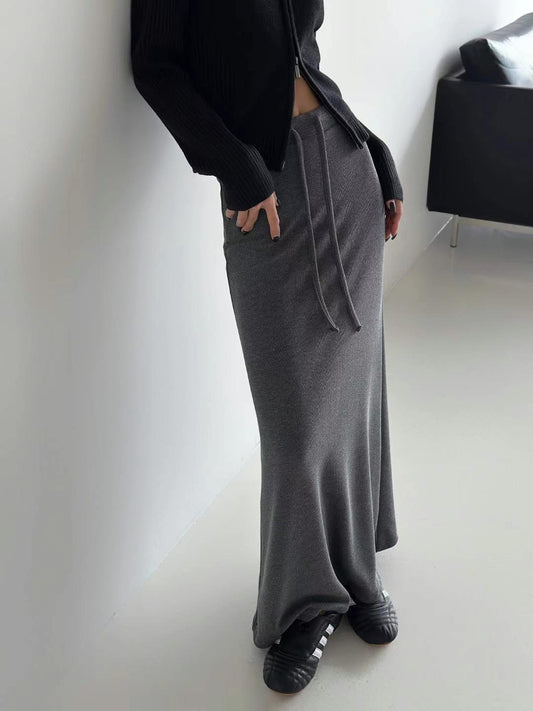 B118 Elastic Cotton Skirt