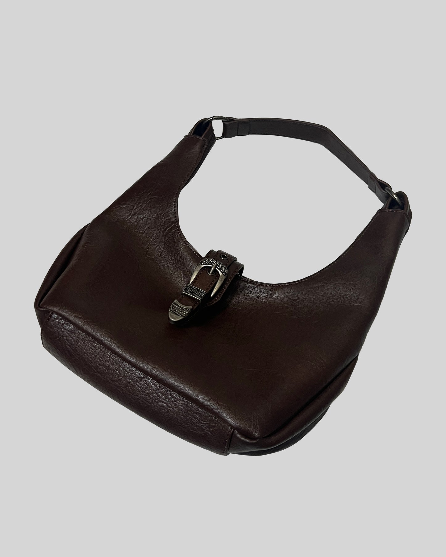 G102 Metal Buckle Hobo Bag