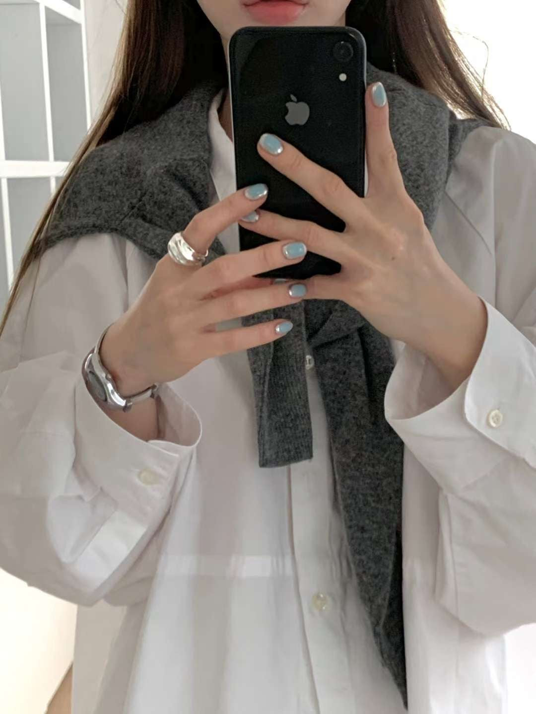 A113 Wave Curve Ring