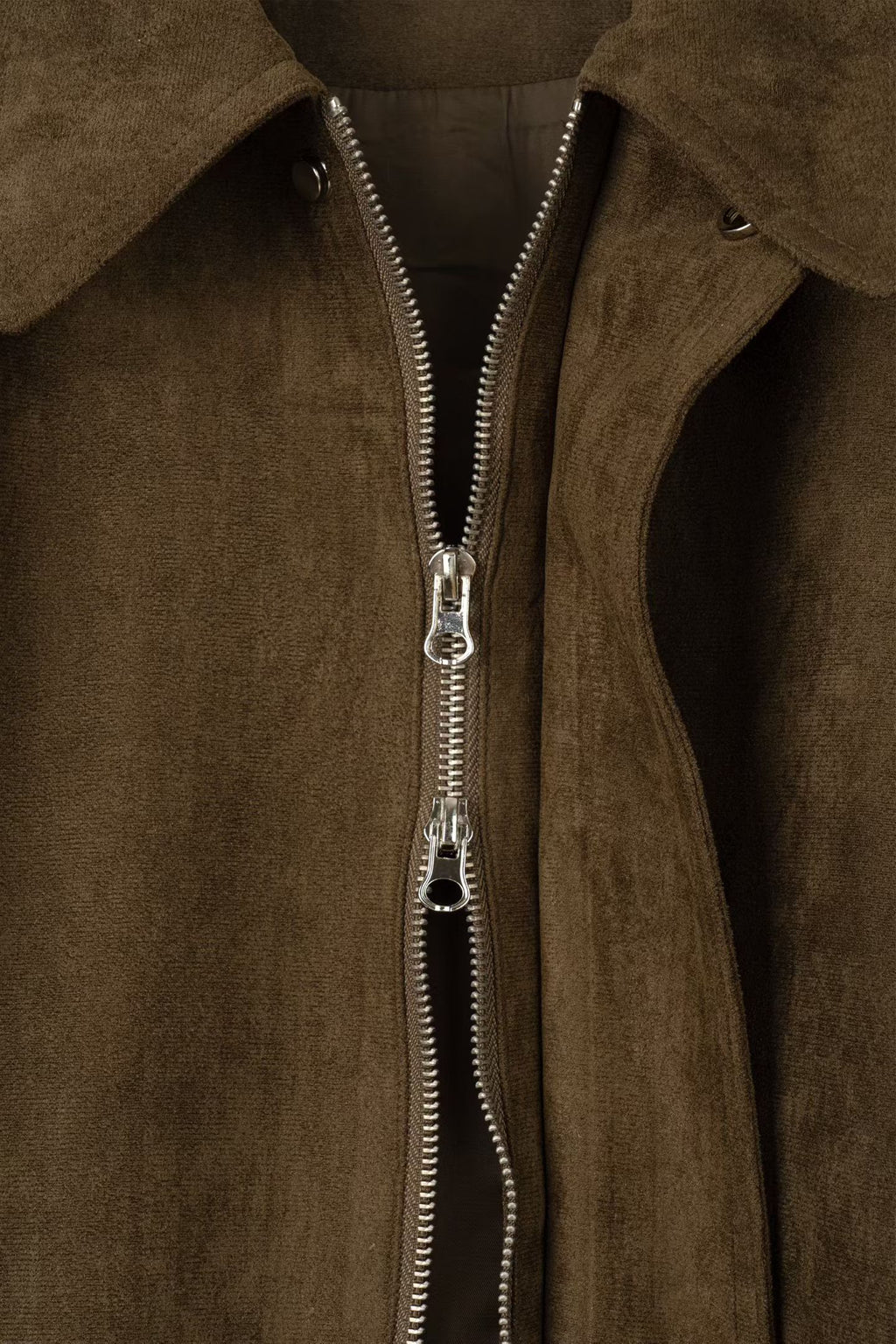 U133 Soft Suede Zip Jacket