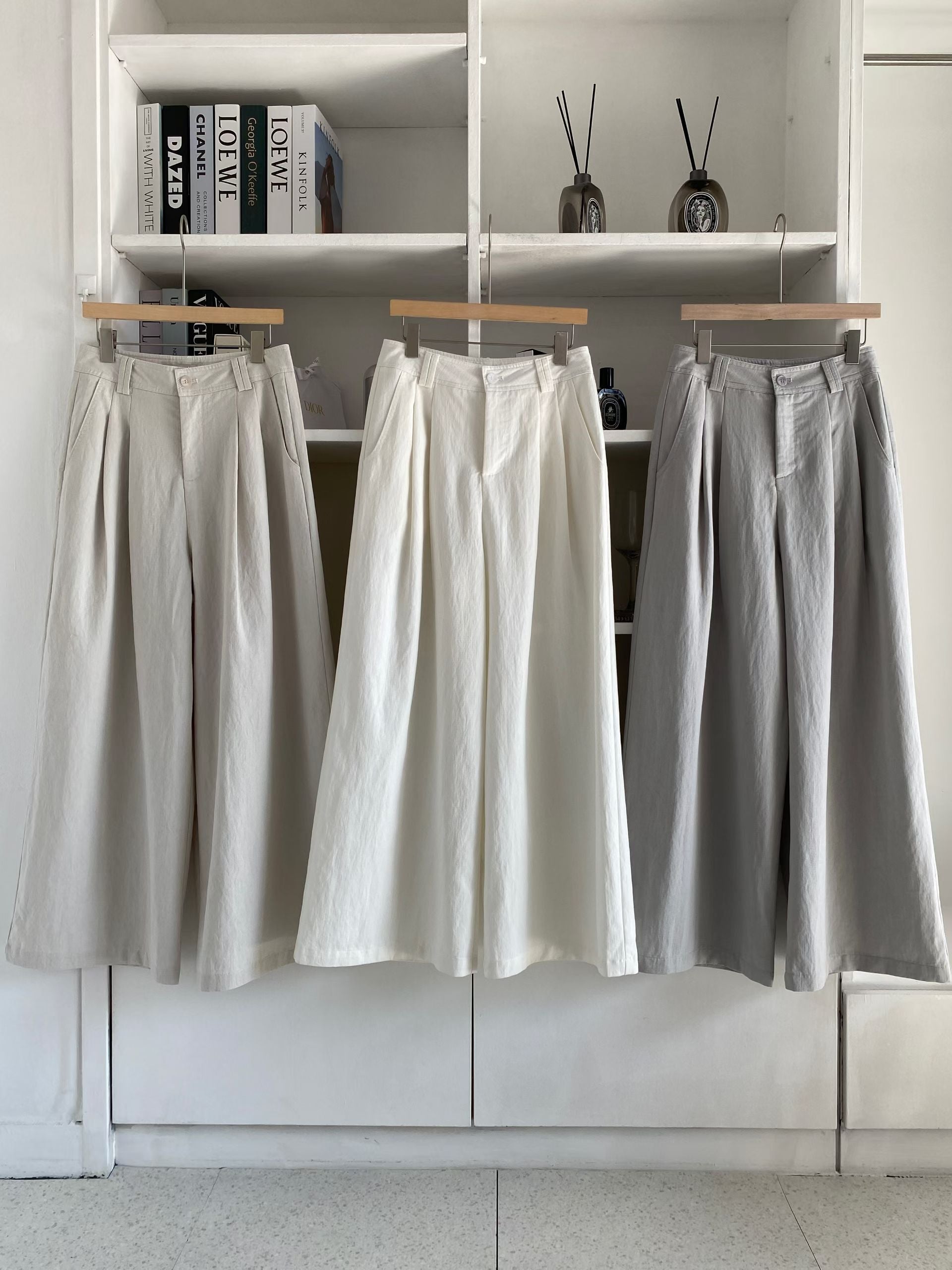 B183 Column Wide Pants