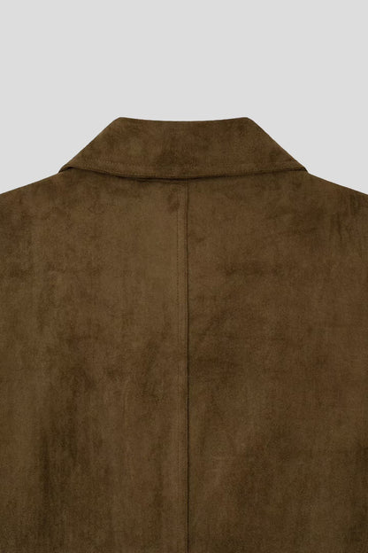U133 Soft Suede Zip Jacket