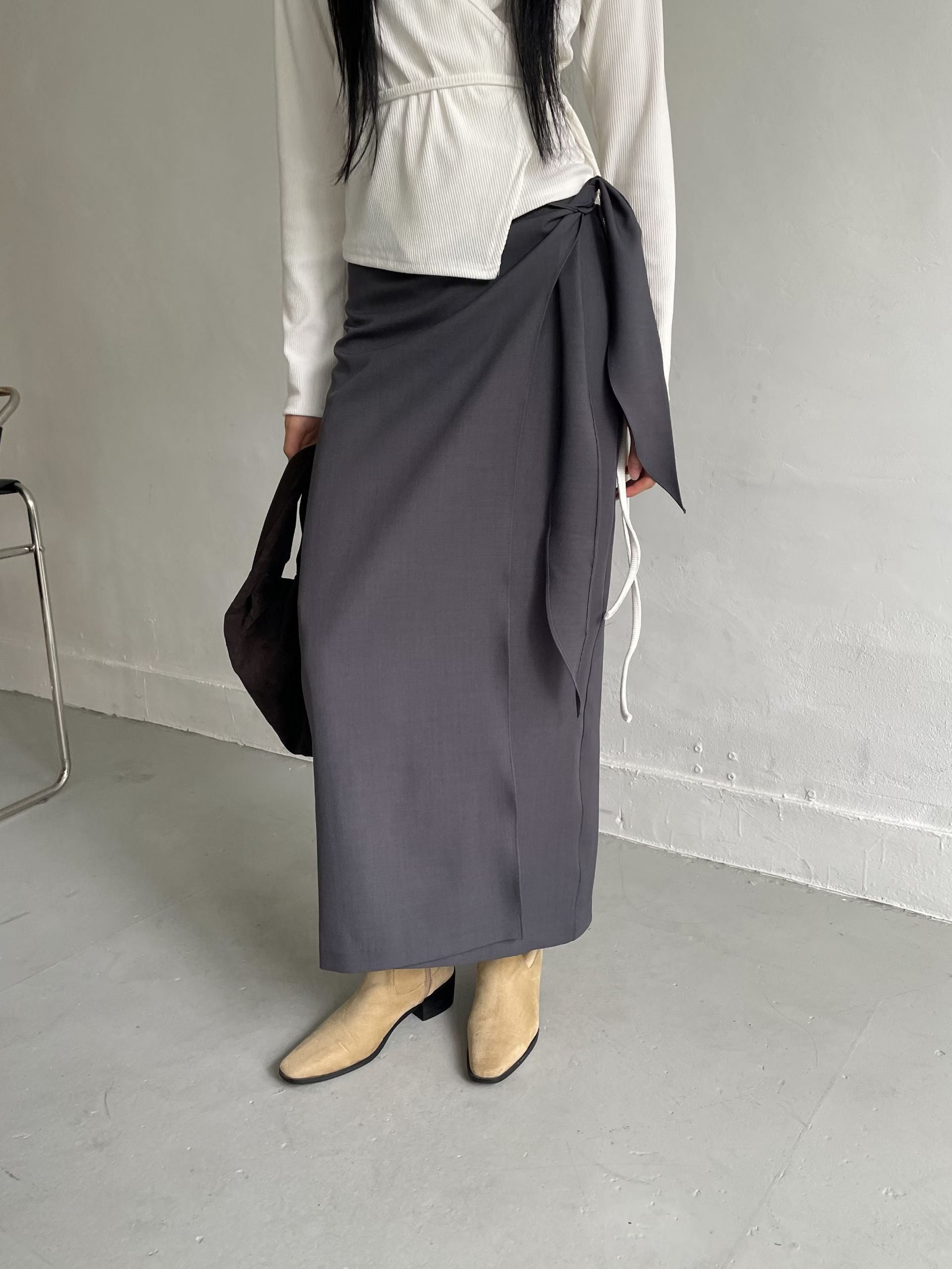 B179 Folded Layer Skirt
