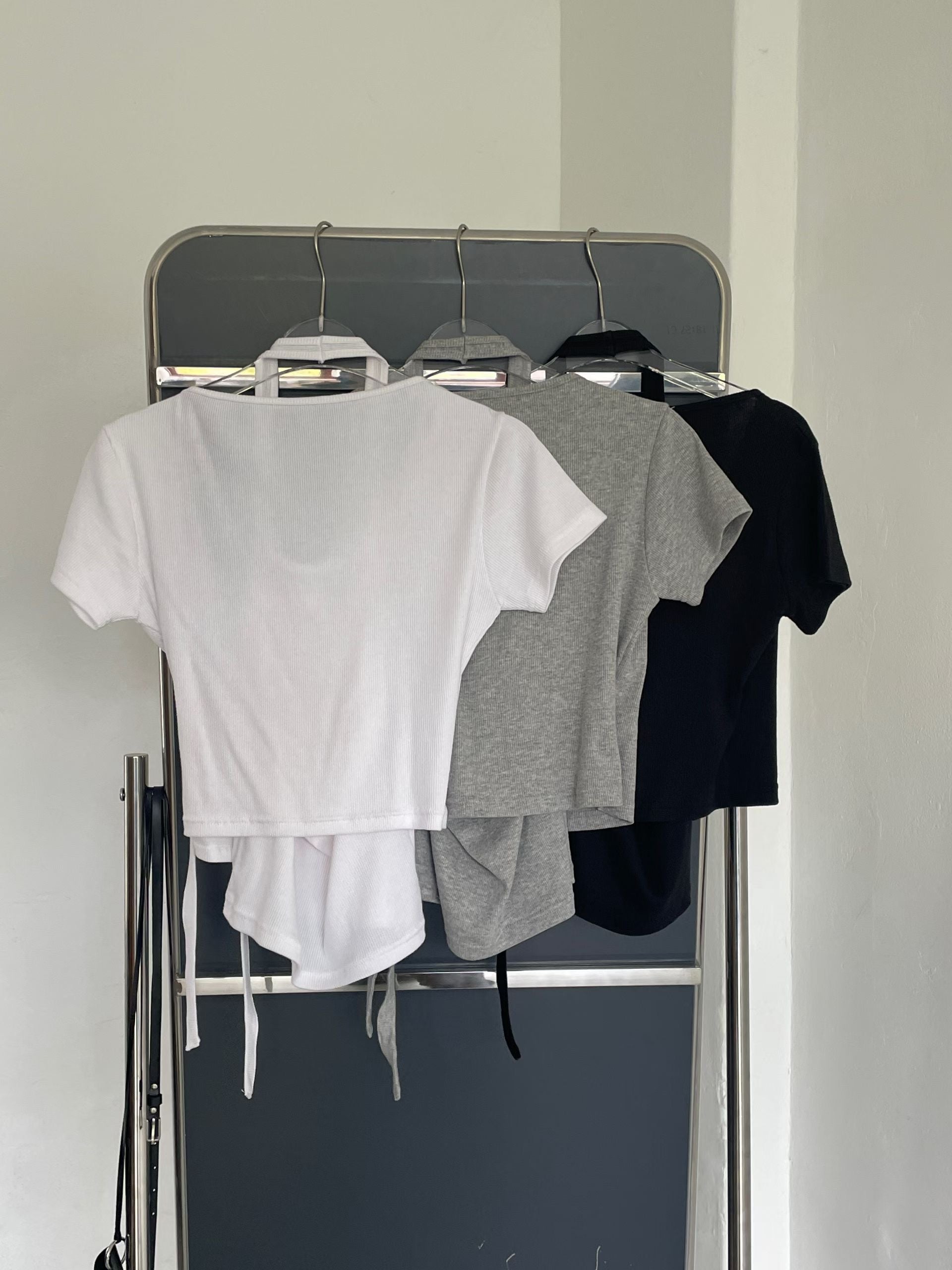 T197 Layers Wrap Tee