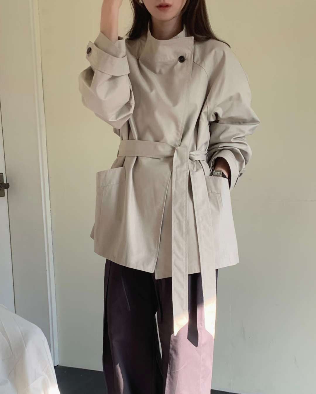 U139 Sandline Short Trench Coats