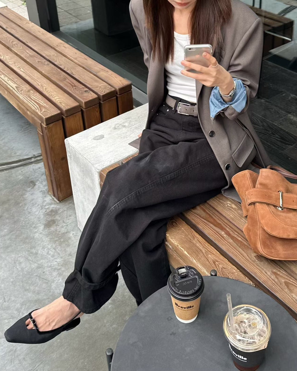 B155 Loop Detail Denim