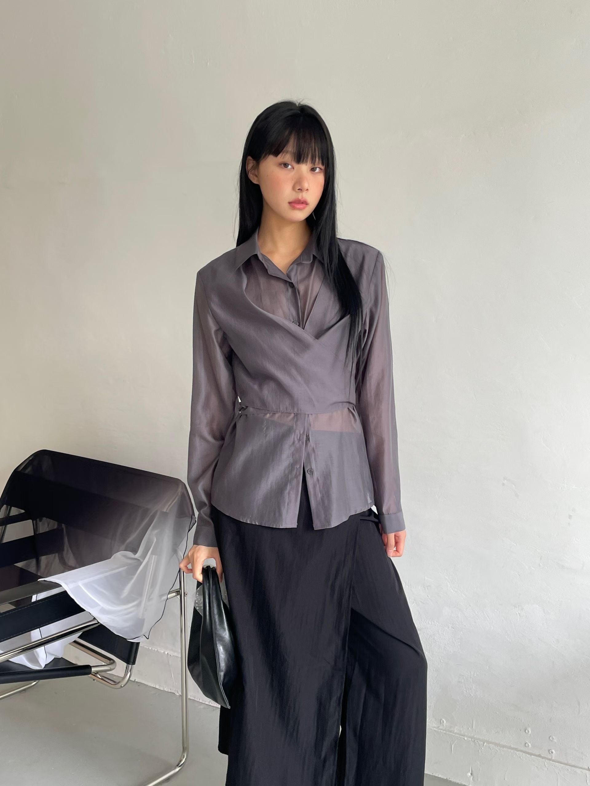 T188 Veil Wrap Shirt (Display)