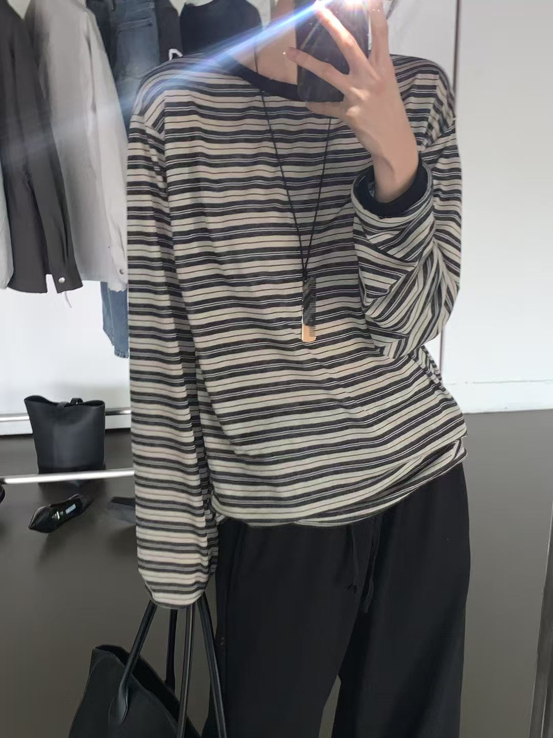 T185 Afterlight Stripe Tee