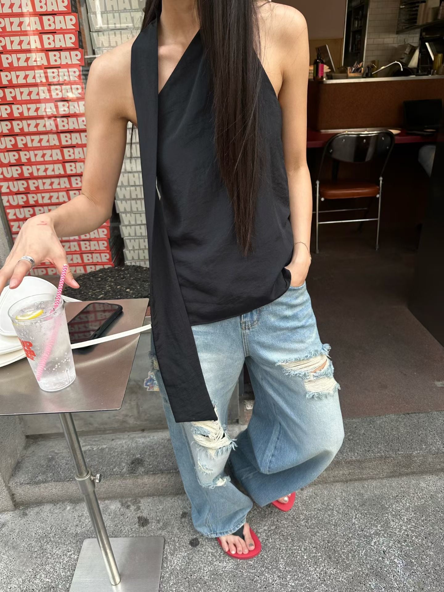 T208 Cross Hour Top w/ Tube Top