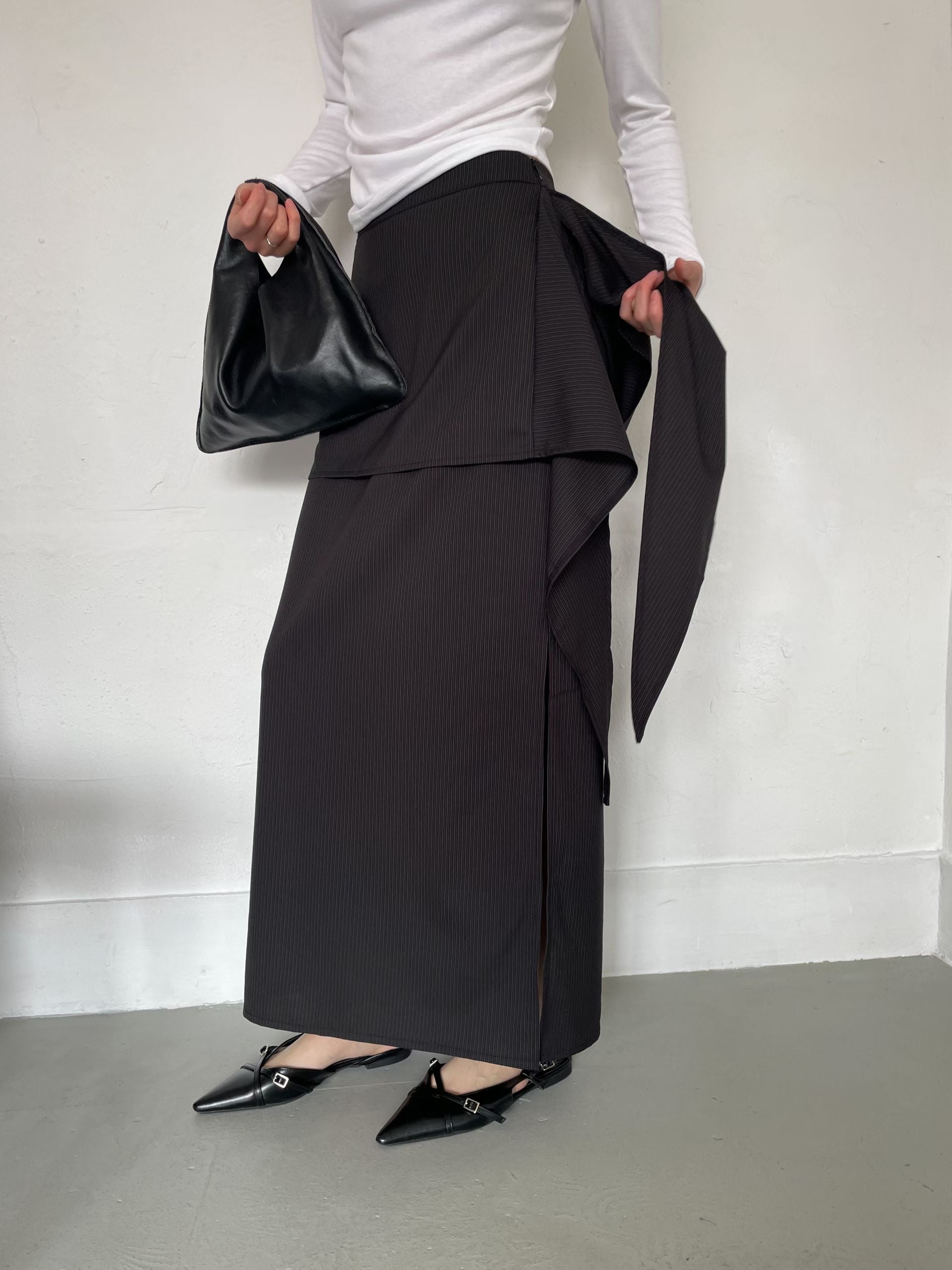B179 Folded Layer Skirt