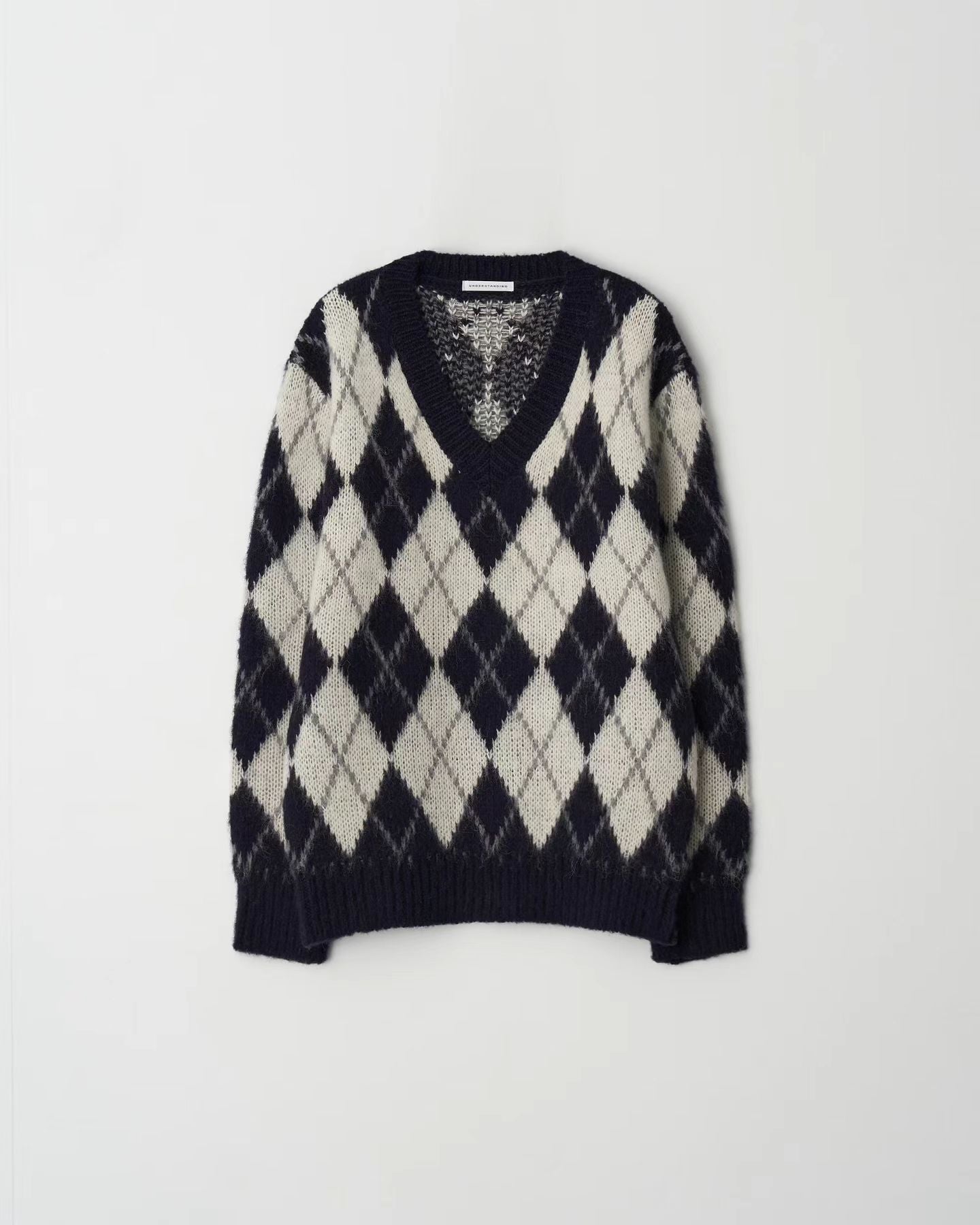 T164 Oxford Argyle Knit