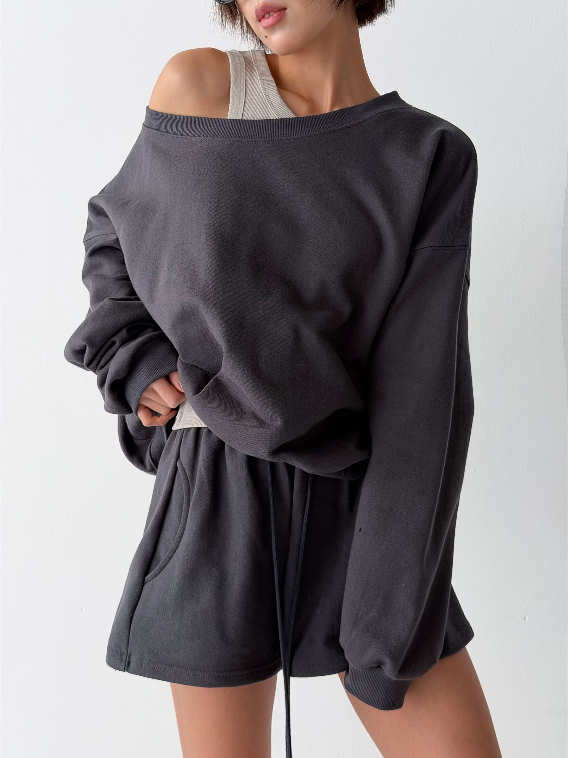 T182 Drift One Shoulder Top