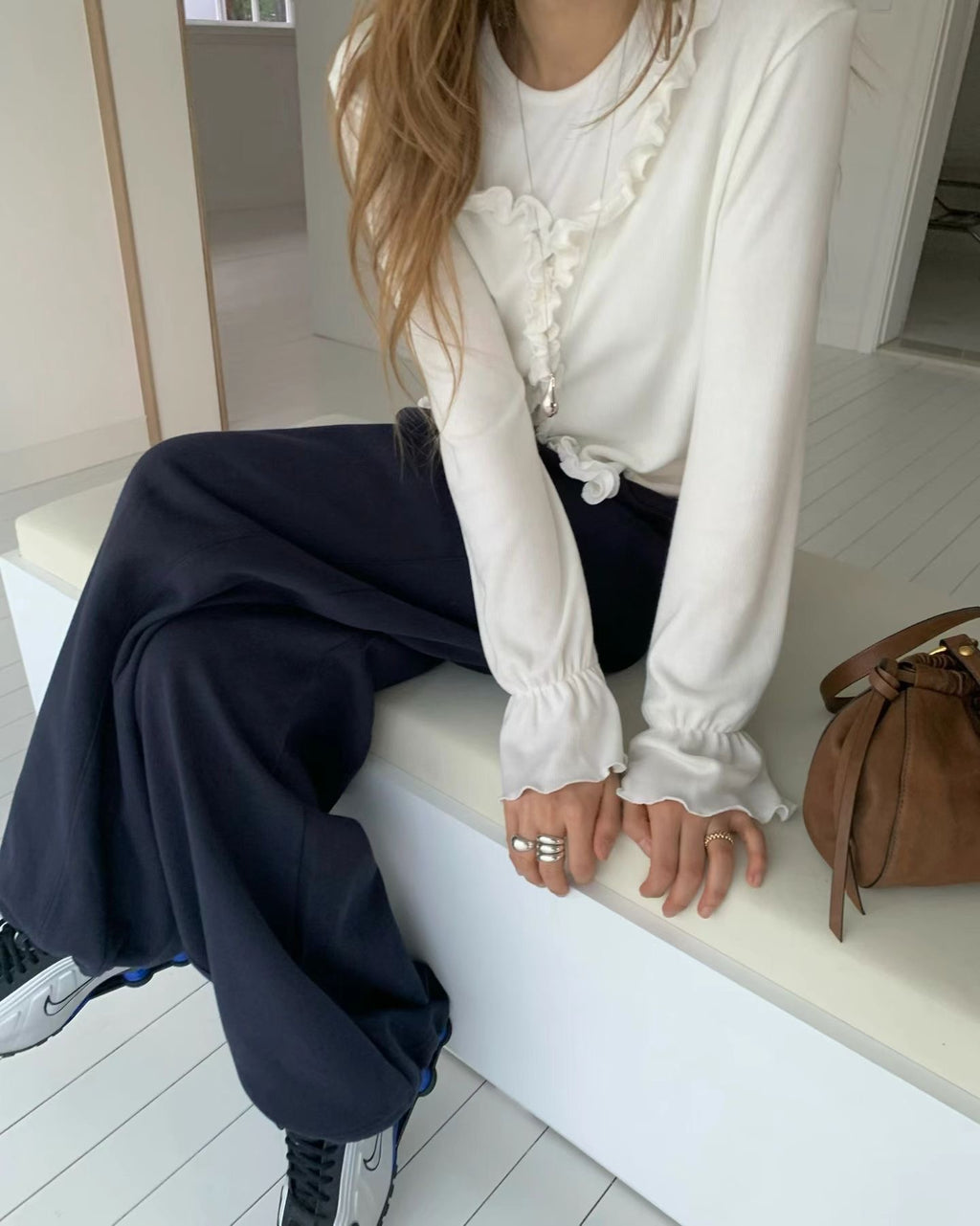 T179 Riot Ruffle Cardigan