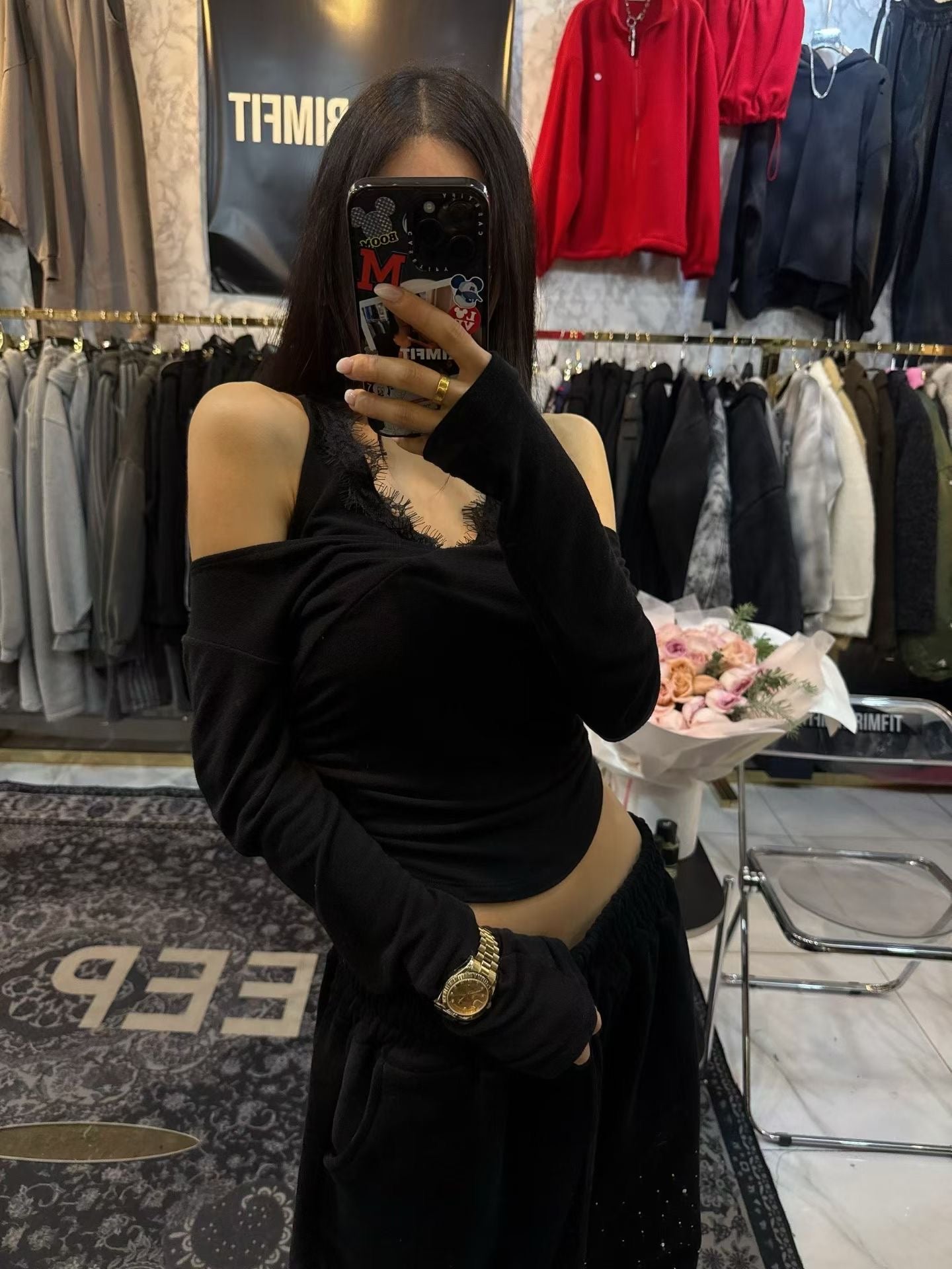 T171 Soft Signal Lace Top