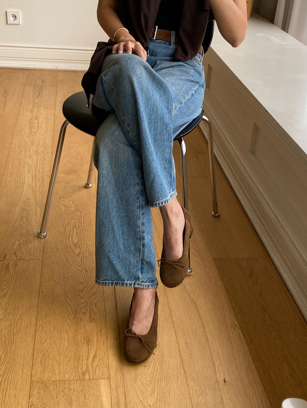 F135 Heel Ballet Flat
