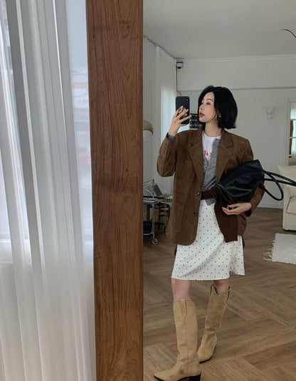 U129 Soho Suede Blazer