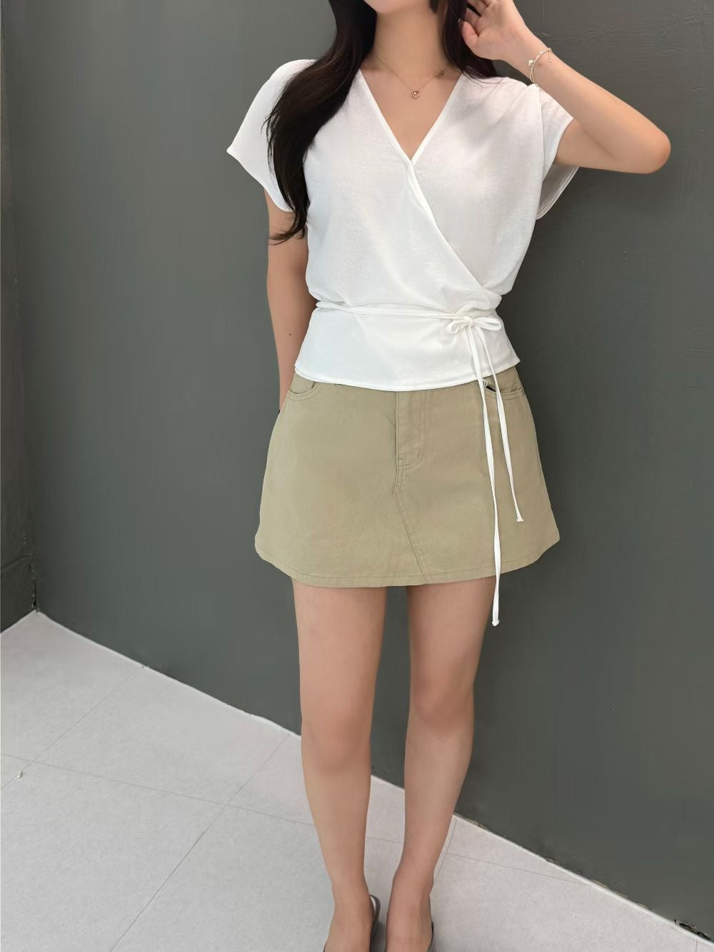 B175 Clean Cut Skort