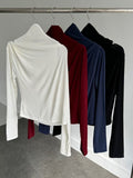 B203 Layered Cut-Out Turtleneck Top product image 6