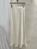 B210 Afterglow Bias Skirt ivory full view