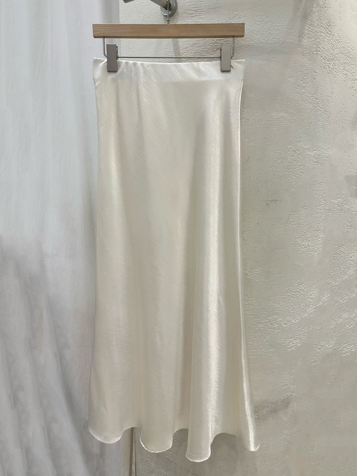 B210 Afterglow Bias Skirt ivory full view