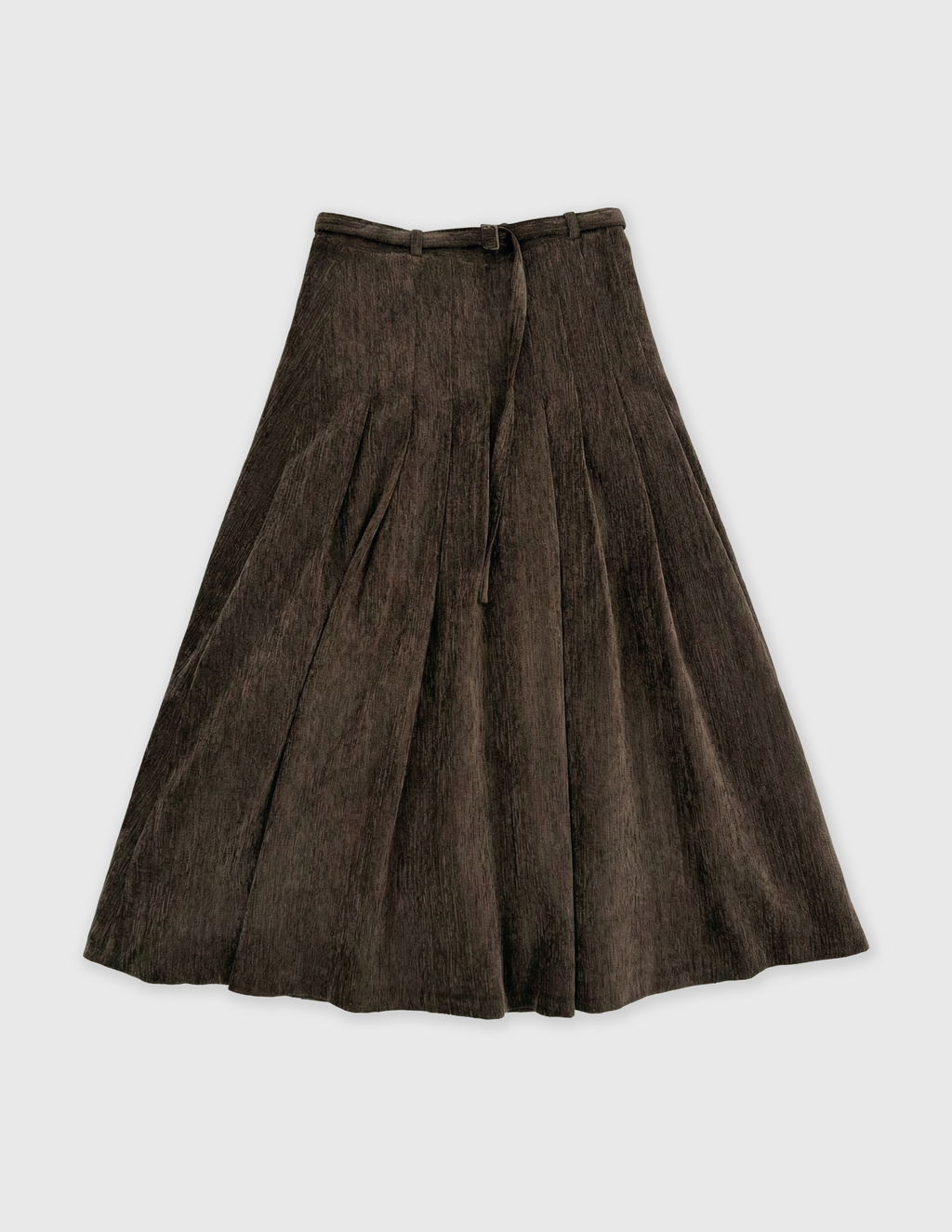 B169 Velvet Ease Pleat Skirt