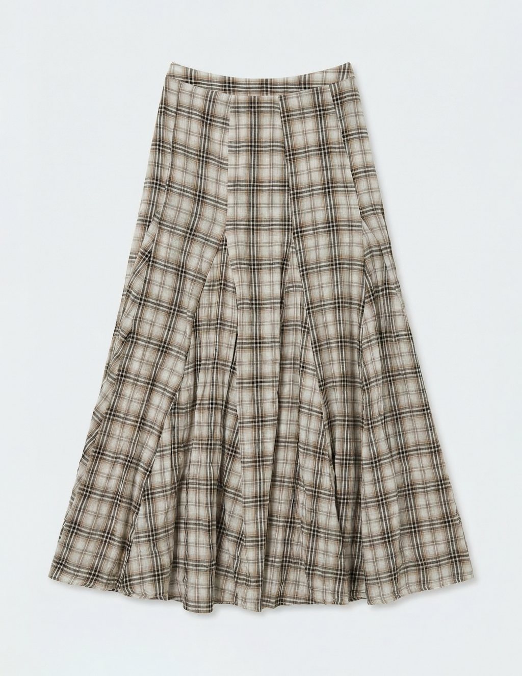 B168 Volume Checked Skirt
