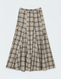 B168 Volume Checked Skirt