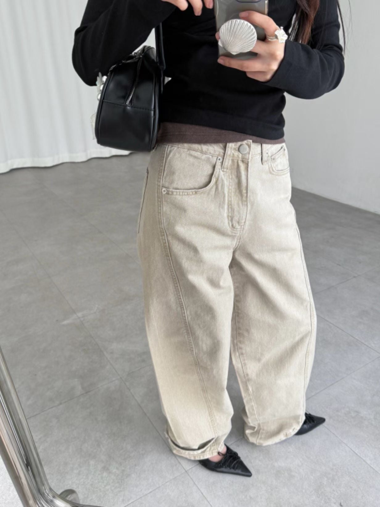 B155 Loop Detail Denim