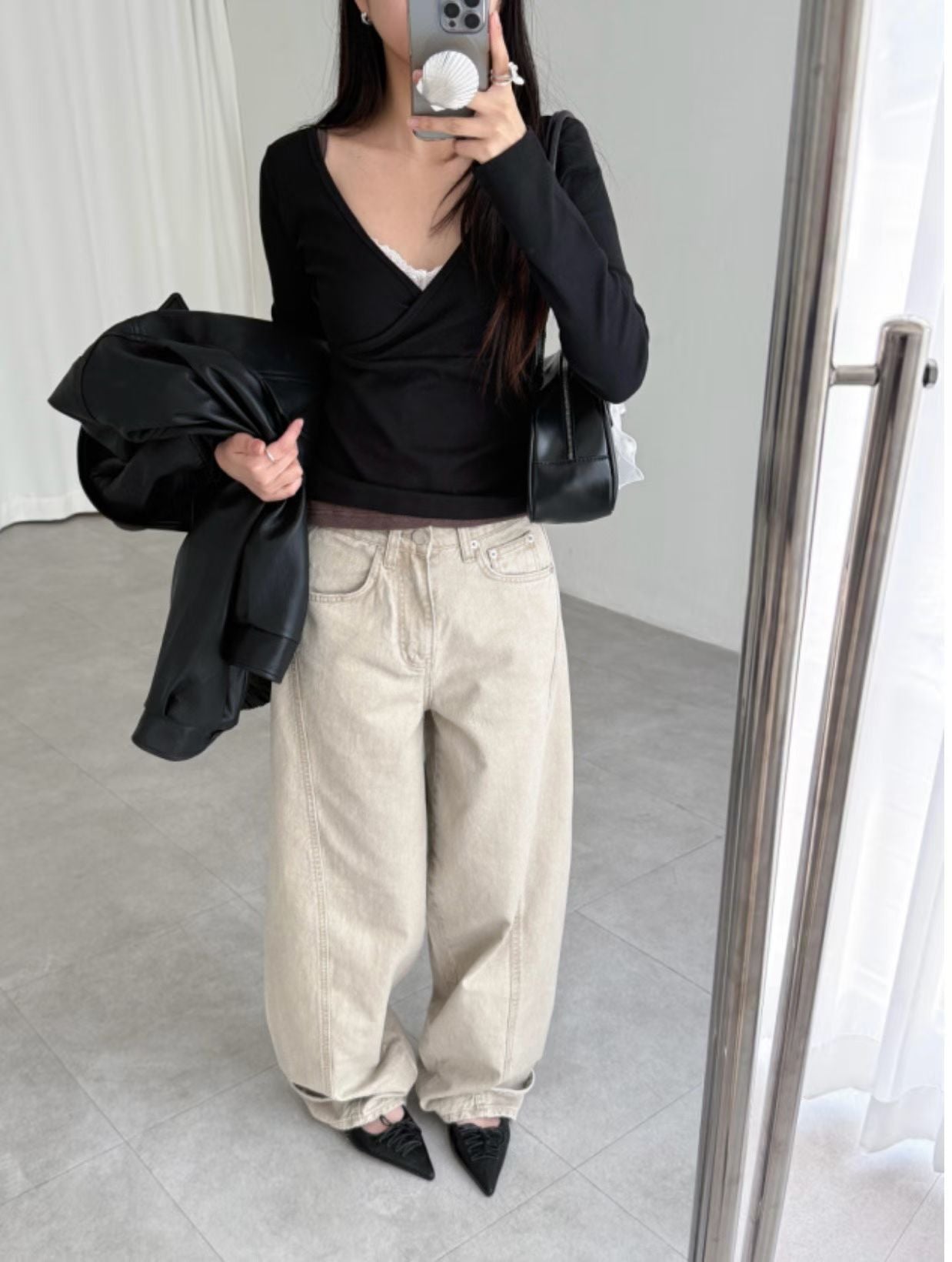 B155 Loop Detail Denim