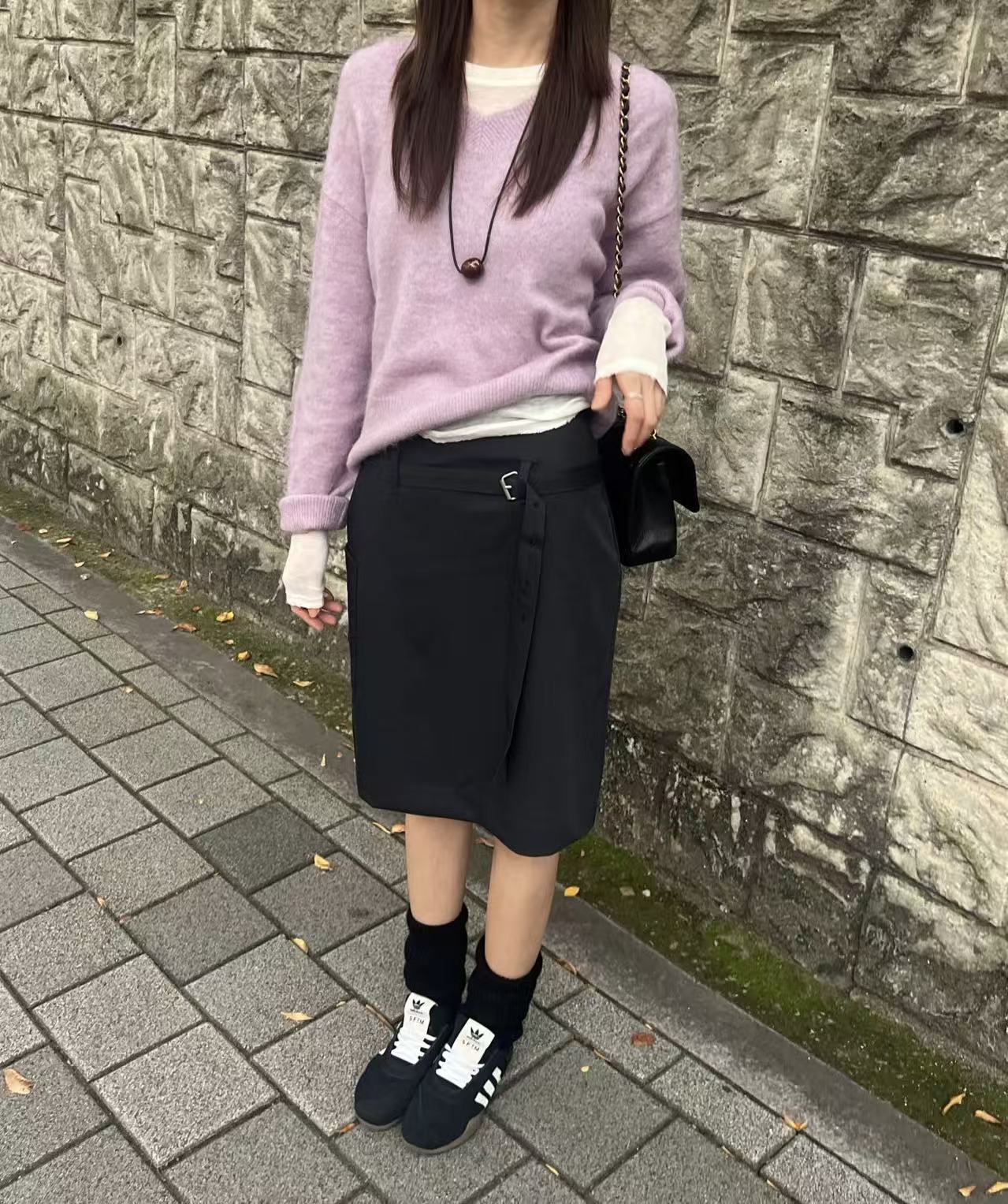 B157 Mono Midi Skirt