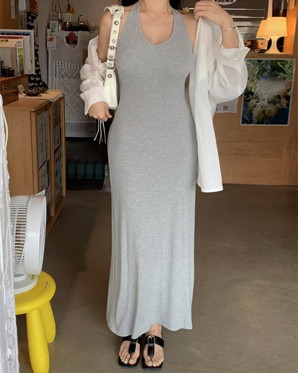 PS108 Bare Back Dress (Display)