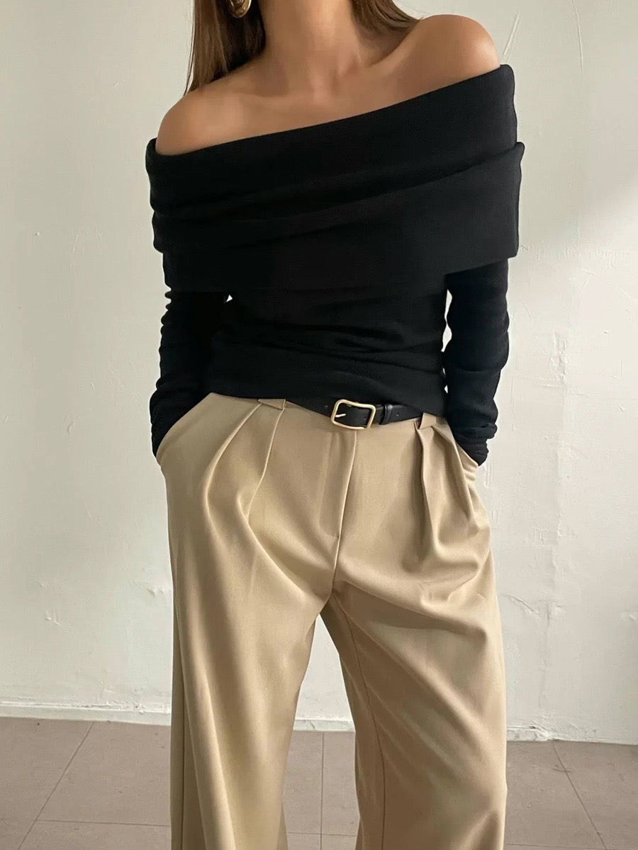 T168 Allure Off-Shoulder Top