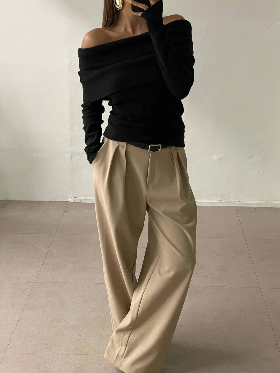 T168 Allure Off-Shoulder Top