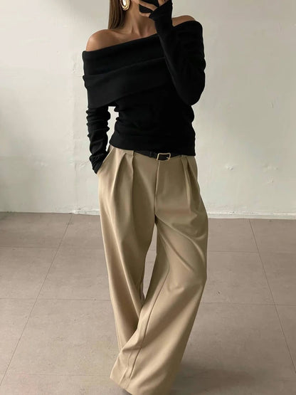 T168 Allure Off-Shoulder Top