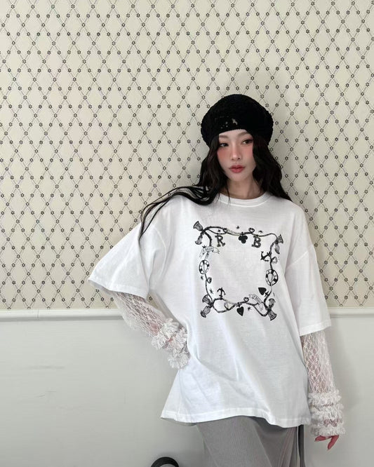 T143 Rebel Lace Tee