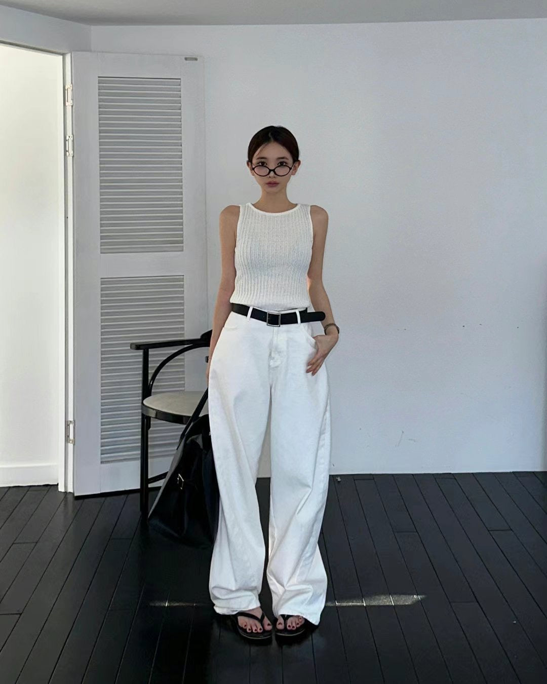 T147 Texture Knit Tank