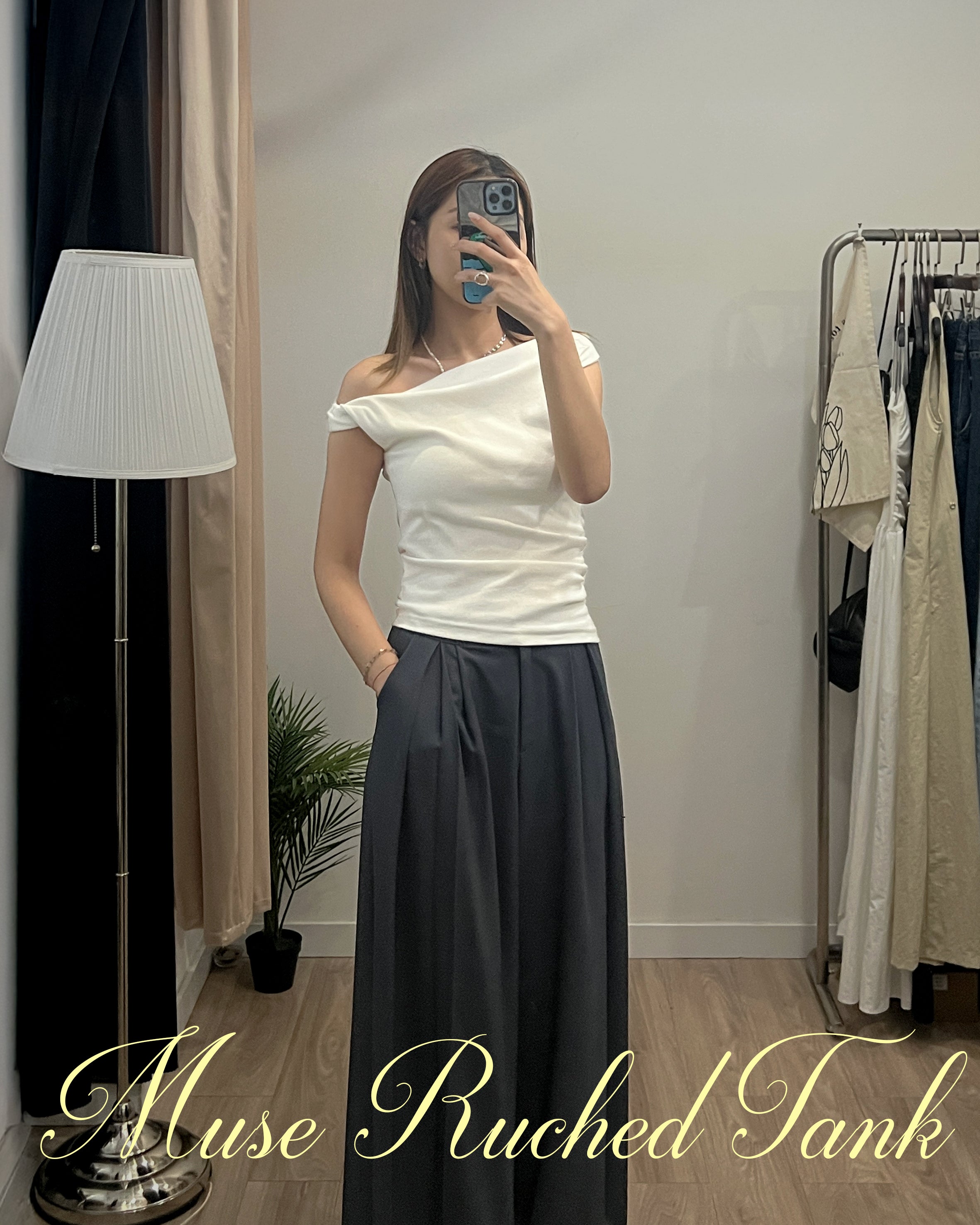 T149 Muse Ruched Tank