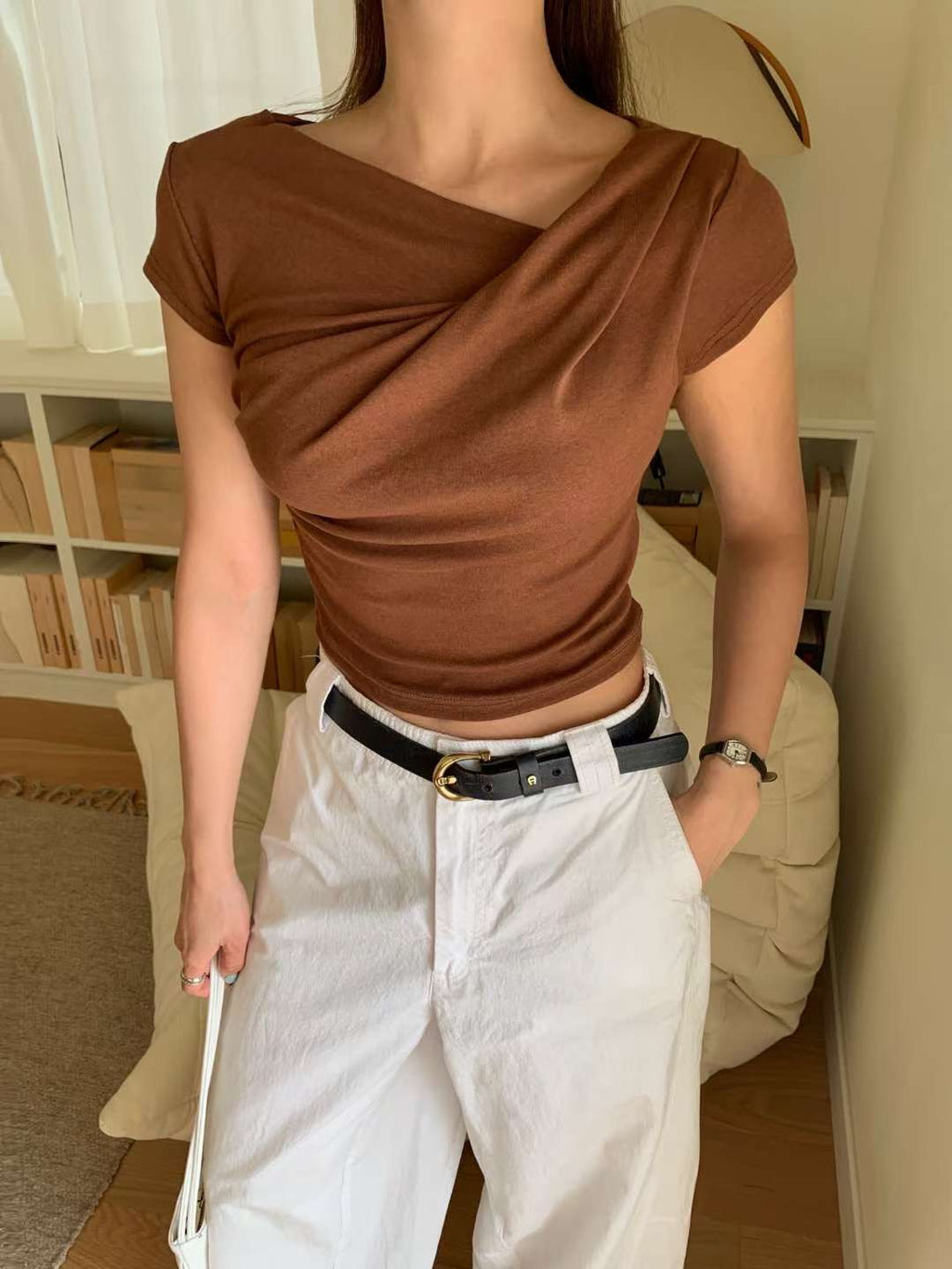 T154 Velora Draped Top