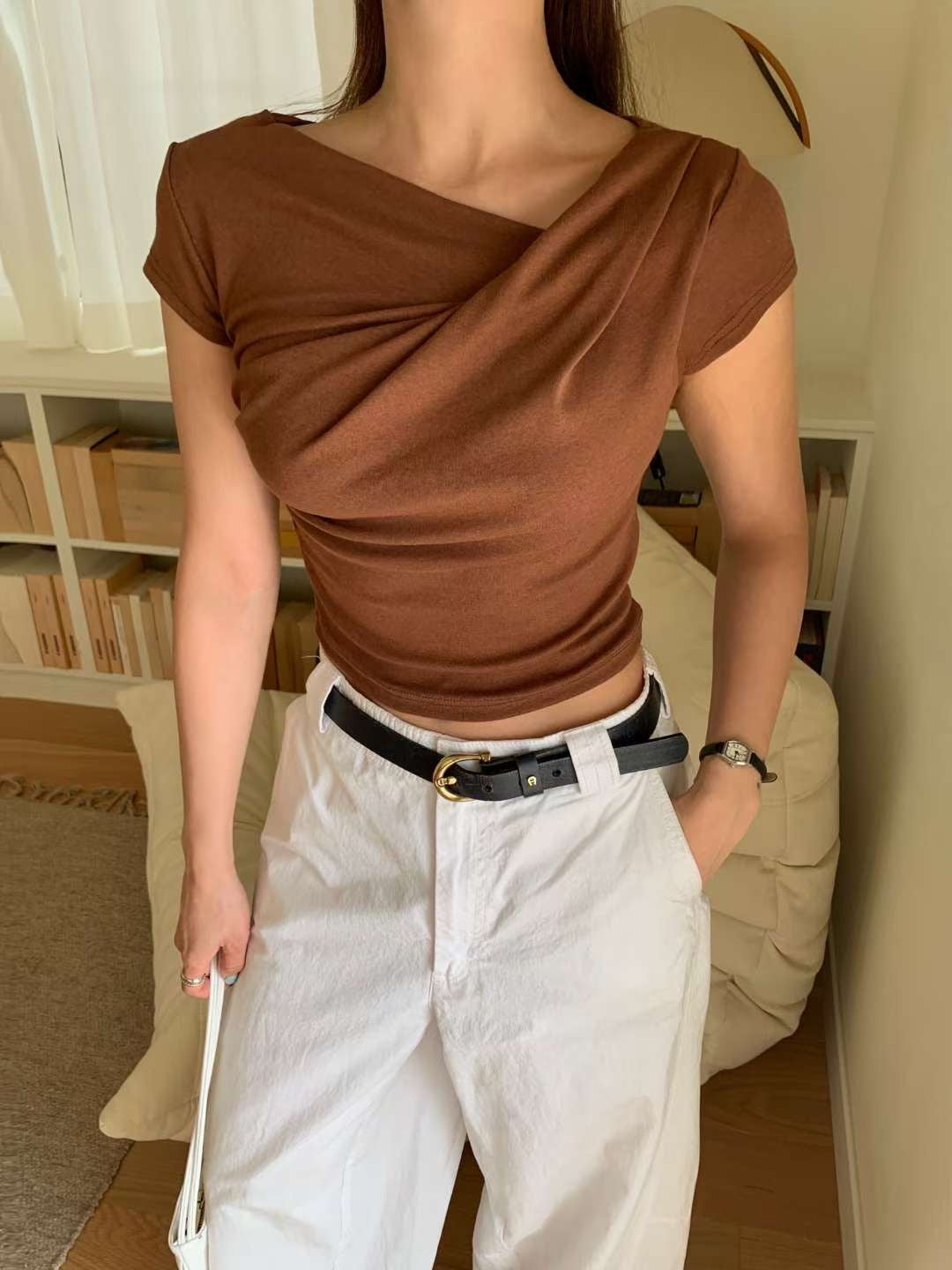 T154 Velora Draped Top