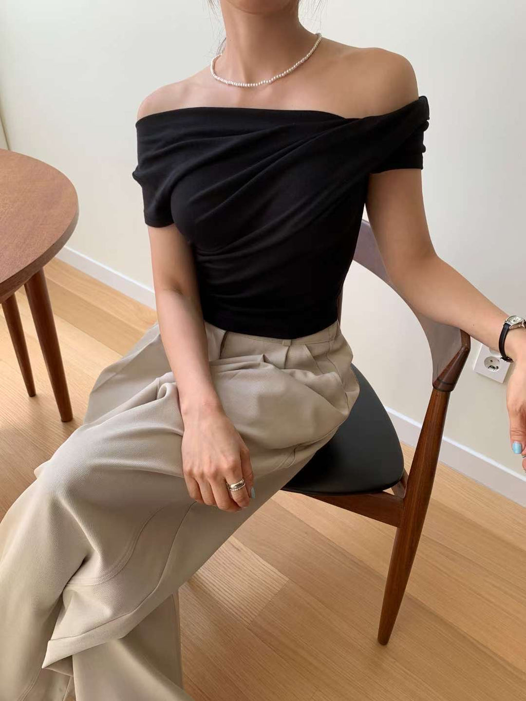 T154 Velora Draped Top