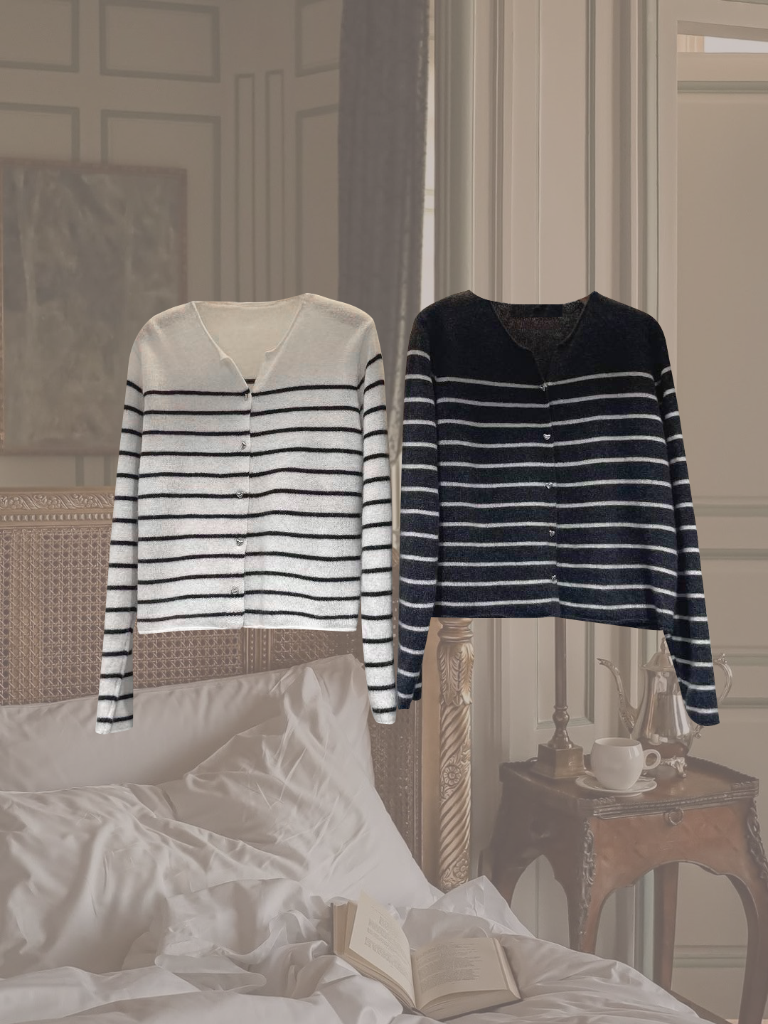 U121 Amour Lines Cardigan