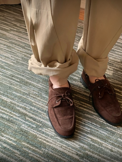 F117 Suede Stroll Loafers