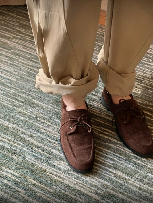 F117 Suede Stroll Loafers